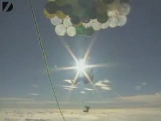 Helium balloon ride
