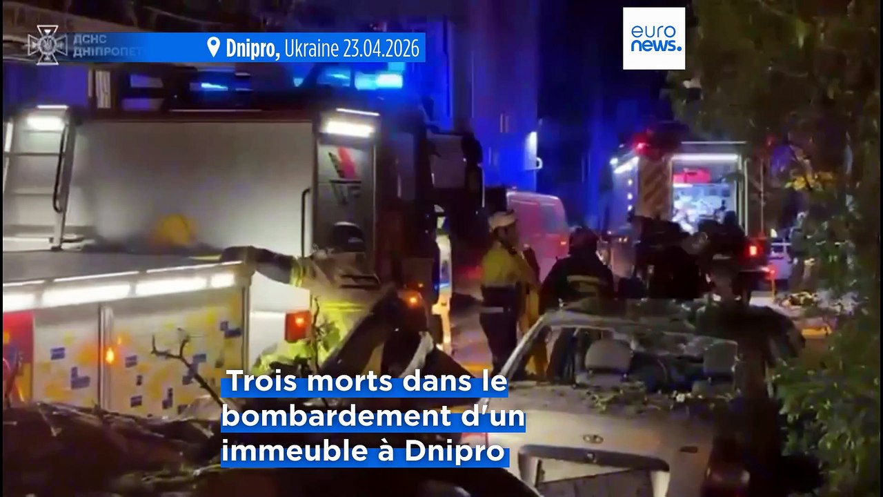 La ville de Dnipro bombardée tandis que Kyiv attaque des installation pétrolières du sud de la Russie
