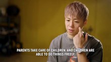 Takeru talks about helping children