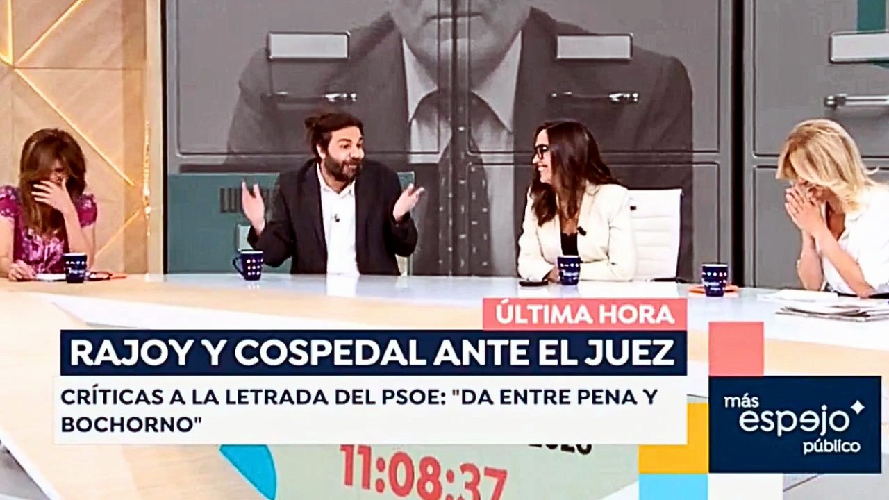 Griso y sus tertulianos, a carcajadas con la abogada del PSOE: «Parece un sketch, una mezcla de pena y bochorno»