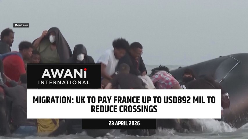 UK to pay France up to USD892 mil to reduce migrant crossings