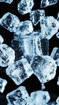 Crystal Frost: Mesmerizing Ice Shards Forming