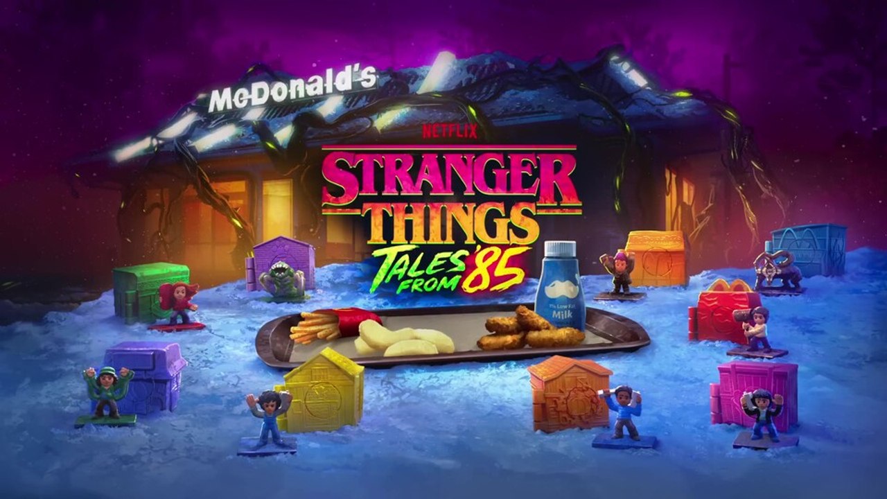 Stranger things: tales from '85: teaser zur happy meals-aktion bei mcdonalds
