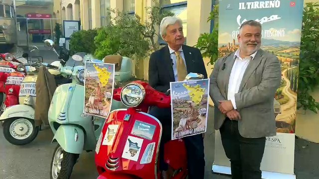 La Vespa compie 80 anni: Presidente Fondazione Piaggio, Riccardo Costagliola con direttore