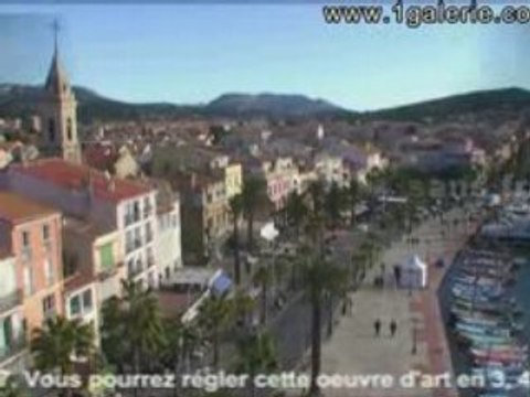 Les boas rouges réf:1987 ADAOUST toile original cotée