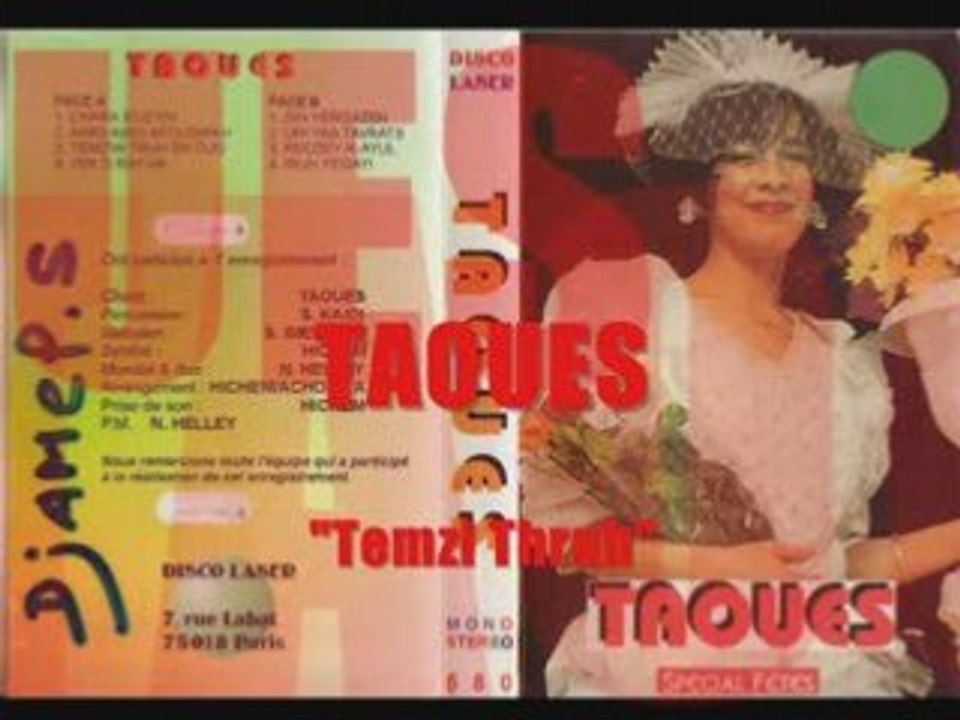 Taoues "Temzi Thruh" deuxième album années 90