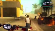 Grand Theft Auto: San Andreas POLICE STATION MAYHEM FULL STARS