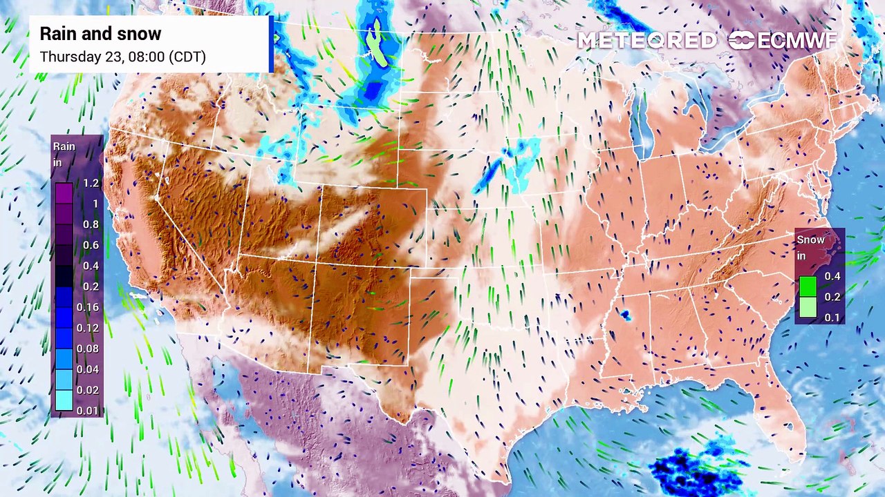 A Cold Front Brings Heavy Rainfall and a Severe Weather Threat to the Plains and Upper Midwest