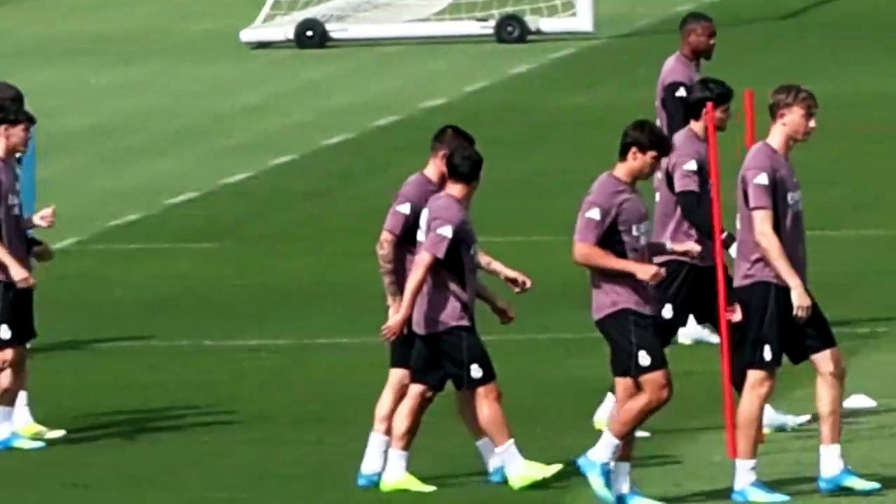 Entrenamiento del Real Madrid con Güler como duda para enfrentarse al Betis