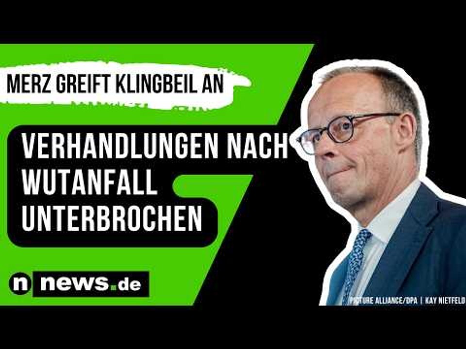 Friedrich Merz: Kanzler greift Lars Klingbeil an - Verhandlungen nach Wutanfall unterbrochen