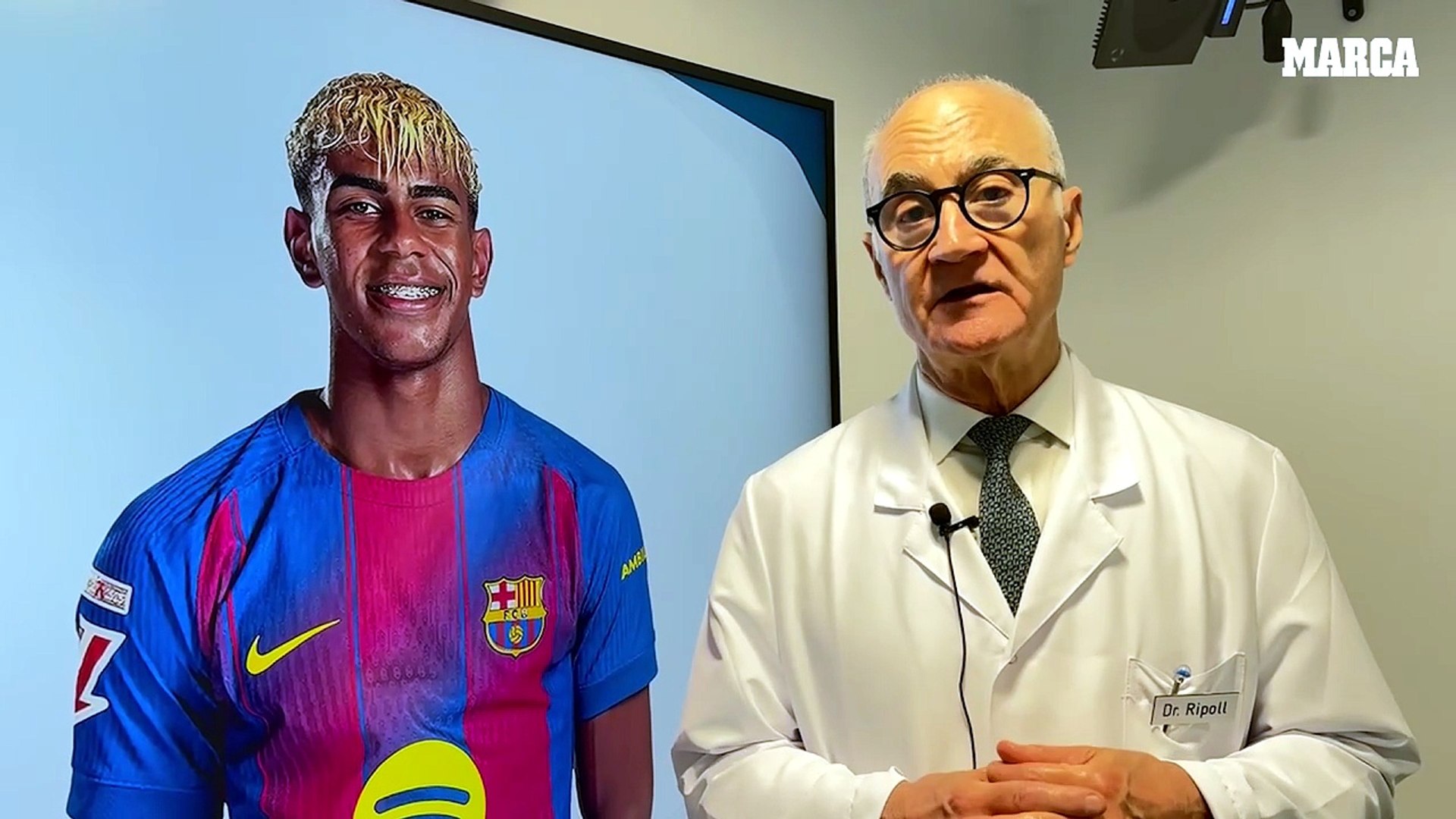 El Dr. Ripoll analiza la lesión de Lamine Yamal: "El gran enemigo de esta lesión es acortar el tiempo de baja"