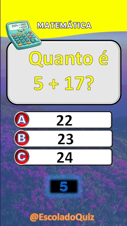 🎯 Matemática Nível Fácil