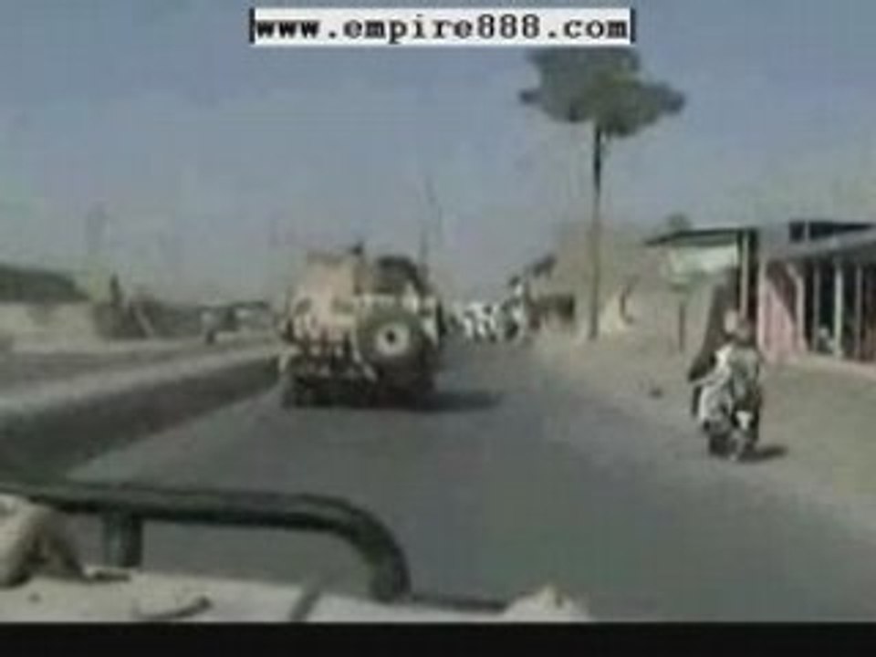 Convoy of Humvees attacked by VB