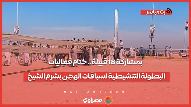 بمشاركة 18 قبيلة.. ختام فعاليات البطولة التنشيطية لسباقات الهجن بشرم الشيخ