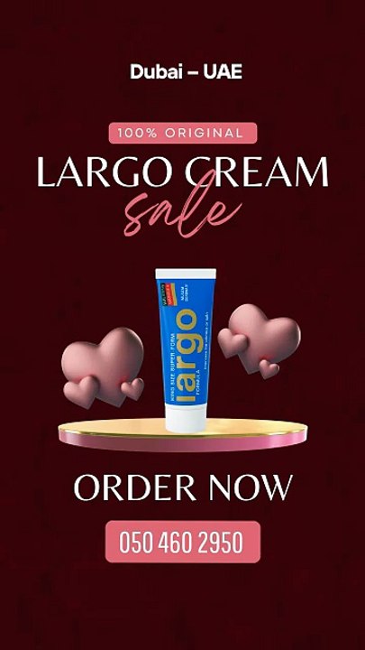 “Enhance Performance with Largo Cream – Feel the Difference”