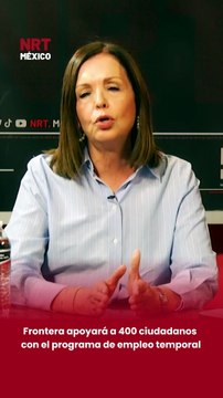 💼✅ Sara Irma Pérez dio a conocer que 400 ciudadanos de Frontera serán beneficiados mediante el programa de empleo temporal, como parte de las acciones para impulsar el trabajo y apoyar la economía familiar