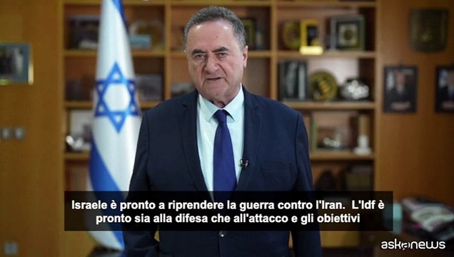 Ministro Difesa Israele Katz: riporteremo Iran a età della pietra