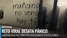 Reto viral desata pánico: amenazas de tiroteo en baños escolares