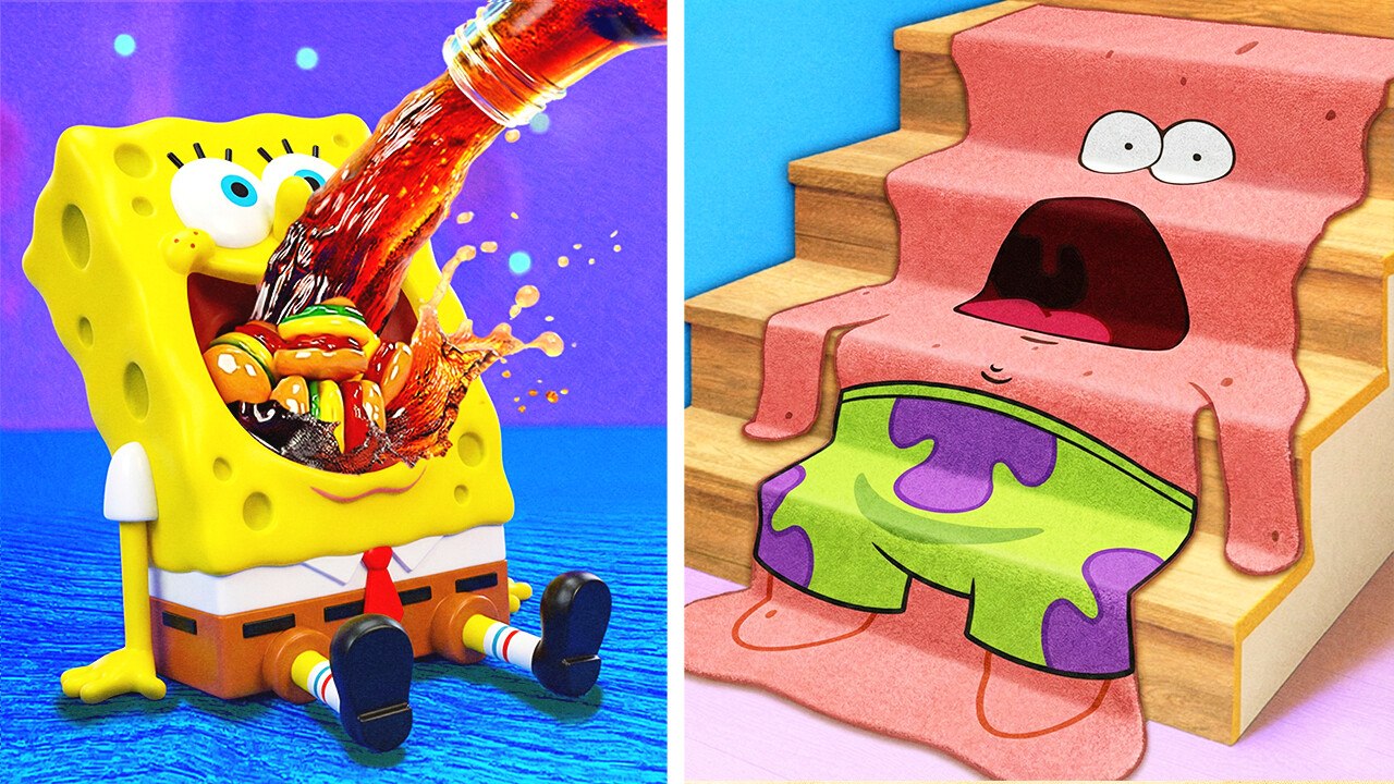 SpongeBob, Don't Eat It! *Giant Paper Game of Clue in Bikini Bottom*