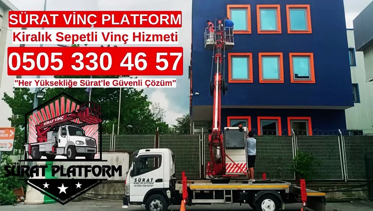 Ataşehir Sepetli Vinç Kiralama | 0505 330 46 57 | Sürat Vinç Platform