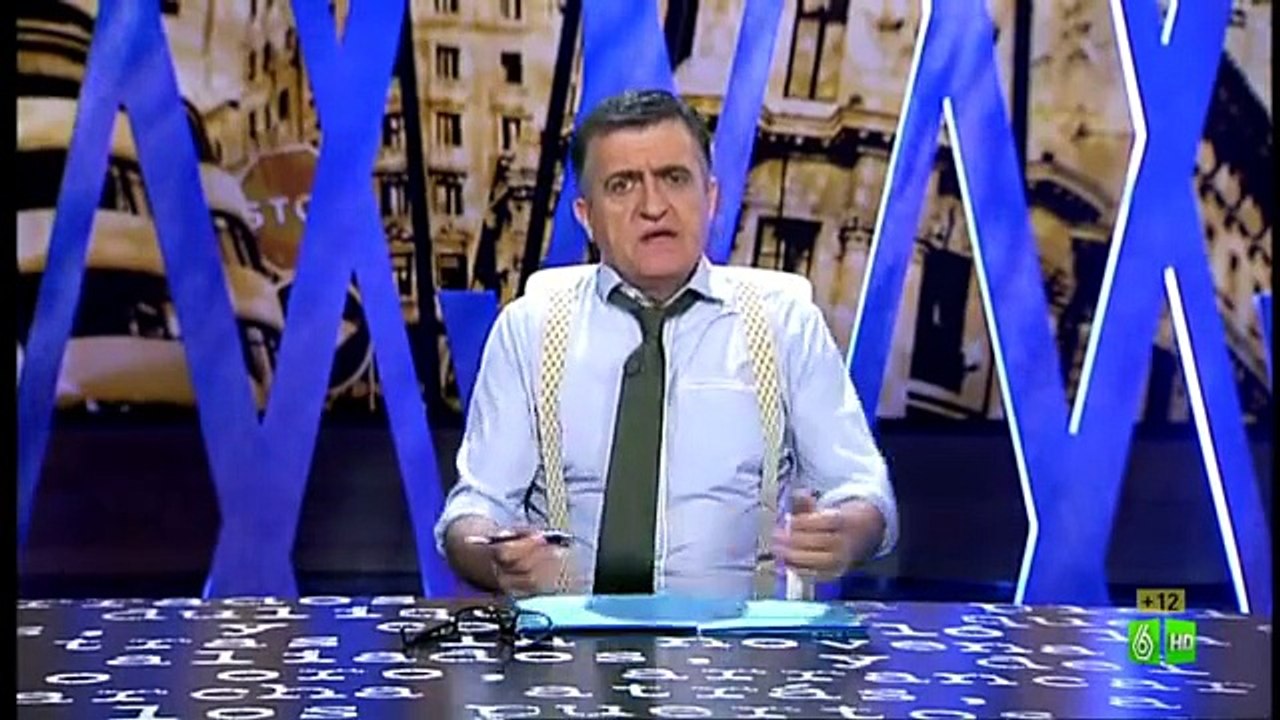 El Intermedio (P.935) 29-05-2012 (parte 1B) Rajoy es como Pinocho solo que a él cuando miente le crece la prima de riesgo