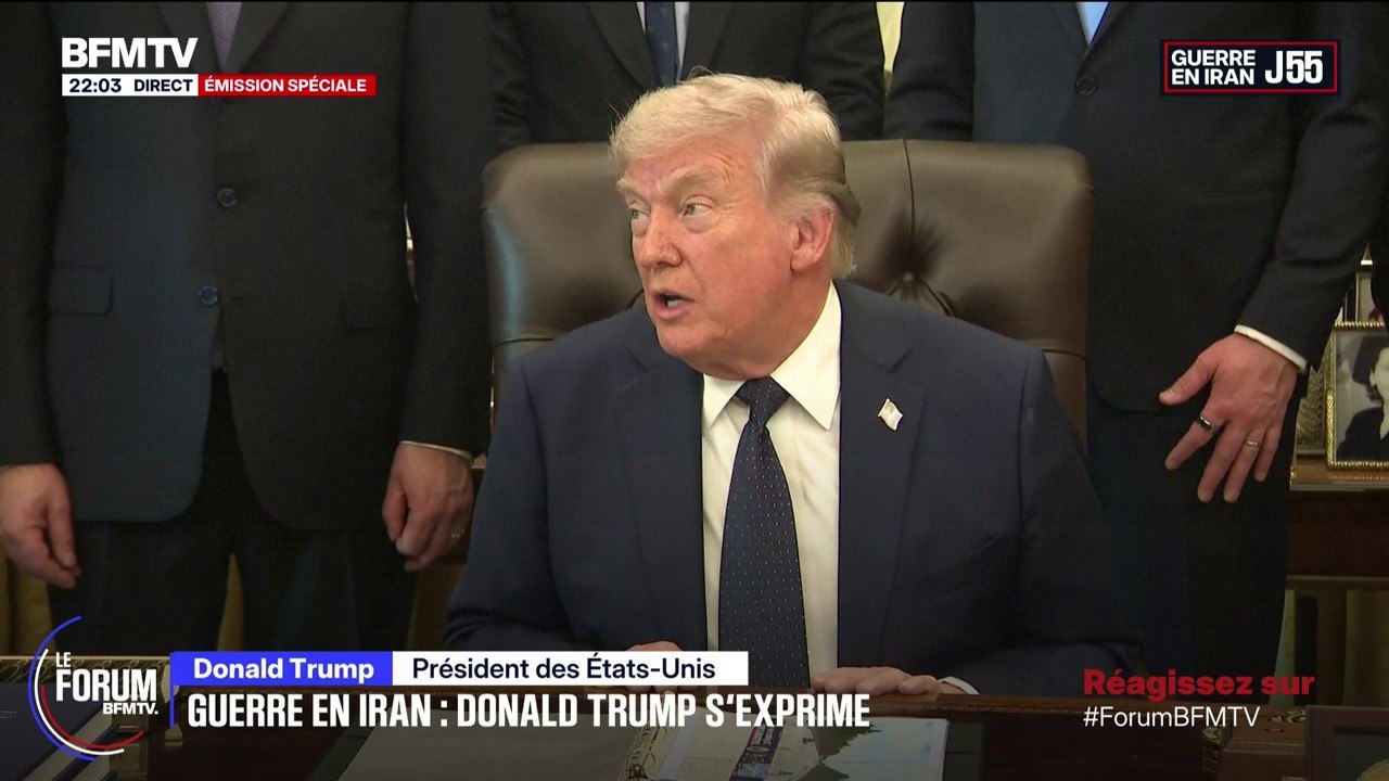 Guerre en Iran: "On a un blocus qui est efficace à 100%", juge Donald Trump