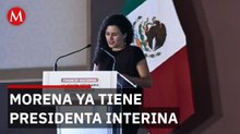 Carolina Rangel asume como presidenta interina de Morena mientras se define la nueva dirigencia