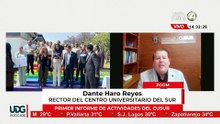 El rector de del CUSur rindió su primer informe de actividades l Dante Jaime Haro Reyes