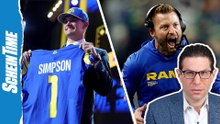 Rams' picking Ty Simpson was the STUNNER of Round 1! | Schein Time