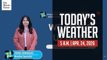 Today's Weather, 5 A.M. | Apr. 24, 2026