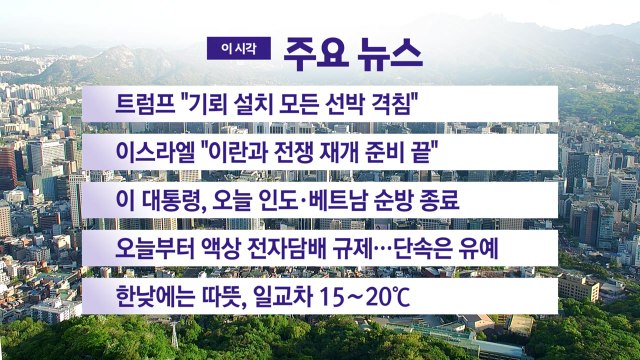 [YTN 실시간뉴스] 트럼프 기뢰 설치 모든 선박 격침 / YTN