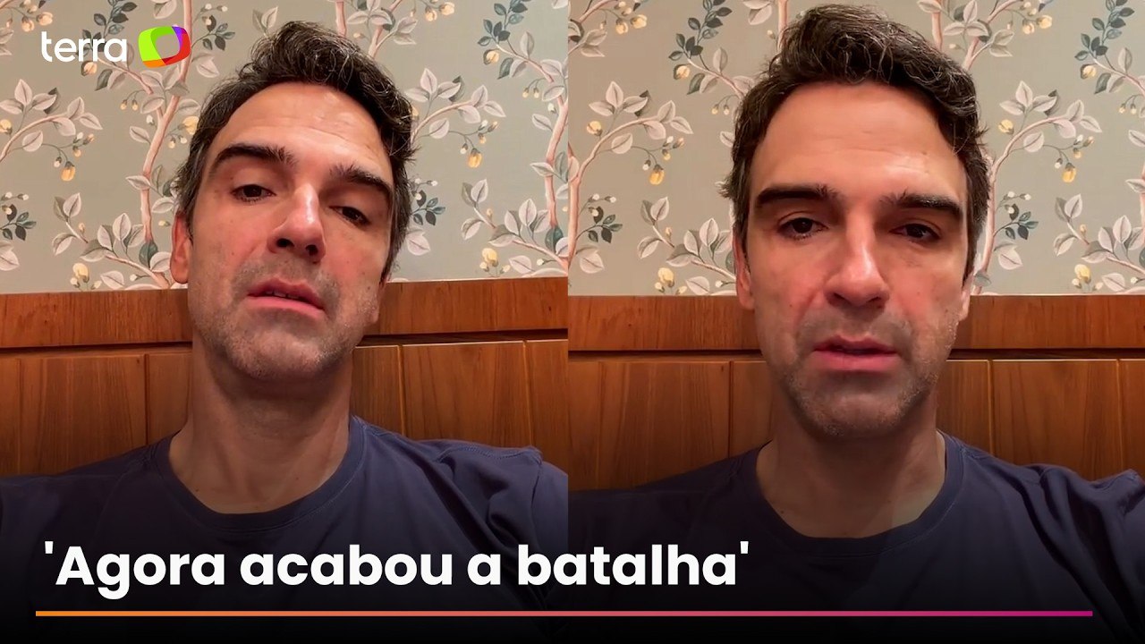Tadeu Schmidt desabafa sobre cansaço após fim do BBB 26: 'Acabou a batalha'