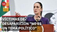 Sheinbaum destaca coincidencias con la ONU sobre víctimas de desapariciones