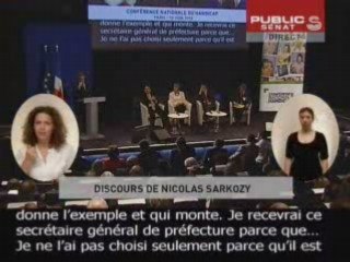 Discours de Nicolas Sarkozy, conference nationale handicap