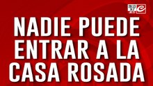 Milei vs periodistas: nadie puede entrar a la Casa Rosada