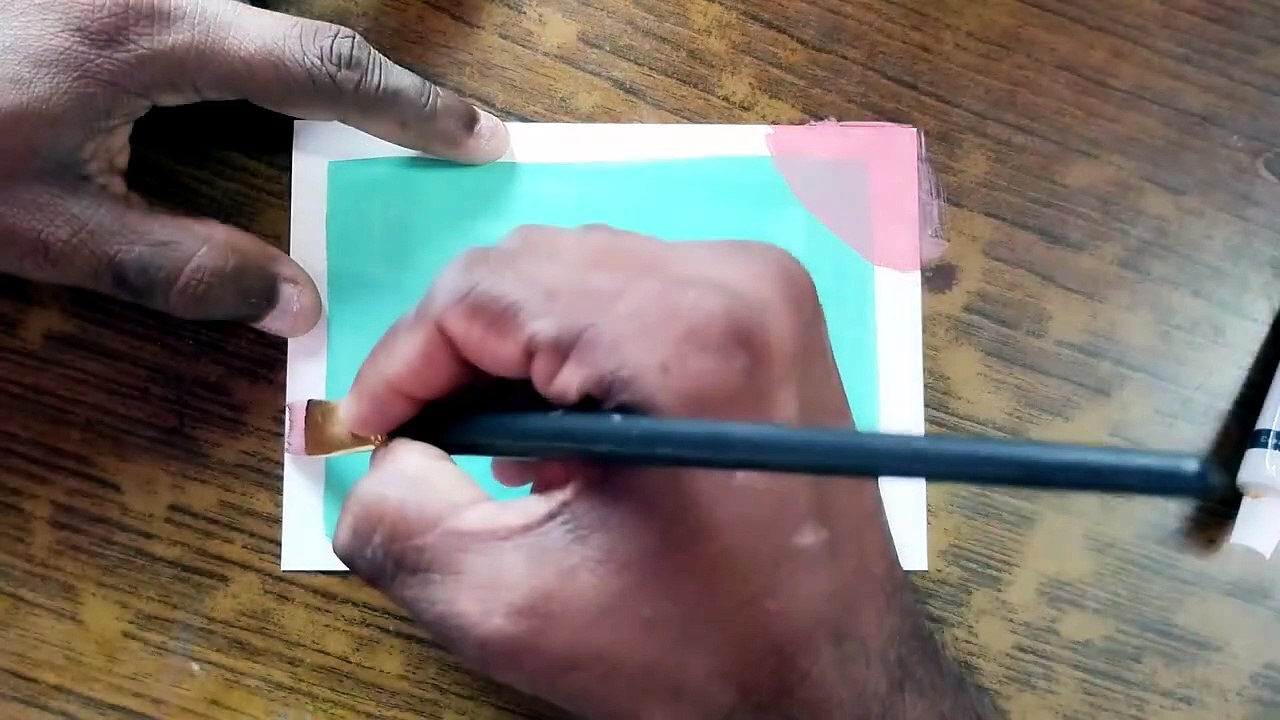 Happy New Year 2024 Drawing Easy Steps with Acrylic Paint _ Daily arts by Rahul
