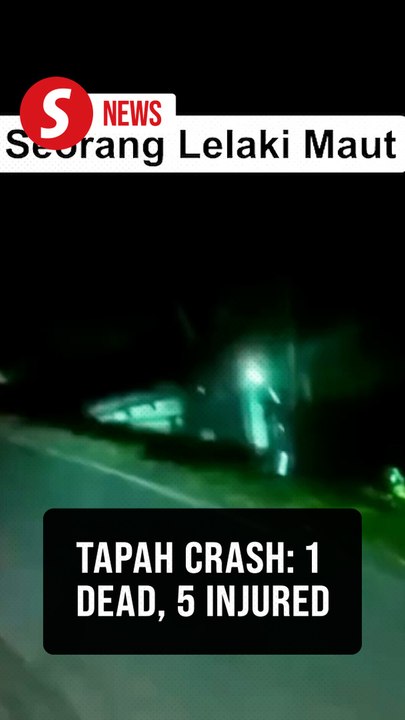 Driver killed, five injured after car plunges into ravine near Tapah