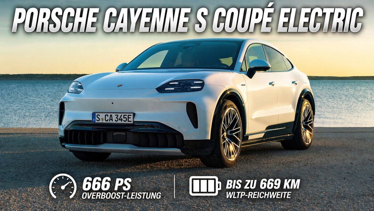 Porsche Cayenne S Coupé Electric | Technik, Reichweite & Features