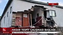 Ağrı Patnos'ta deprem sonrası inceleme