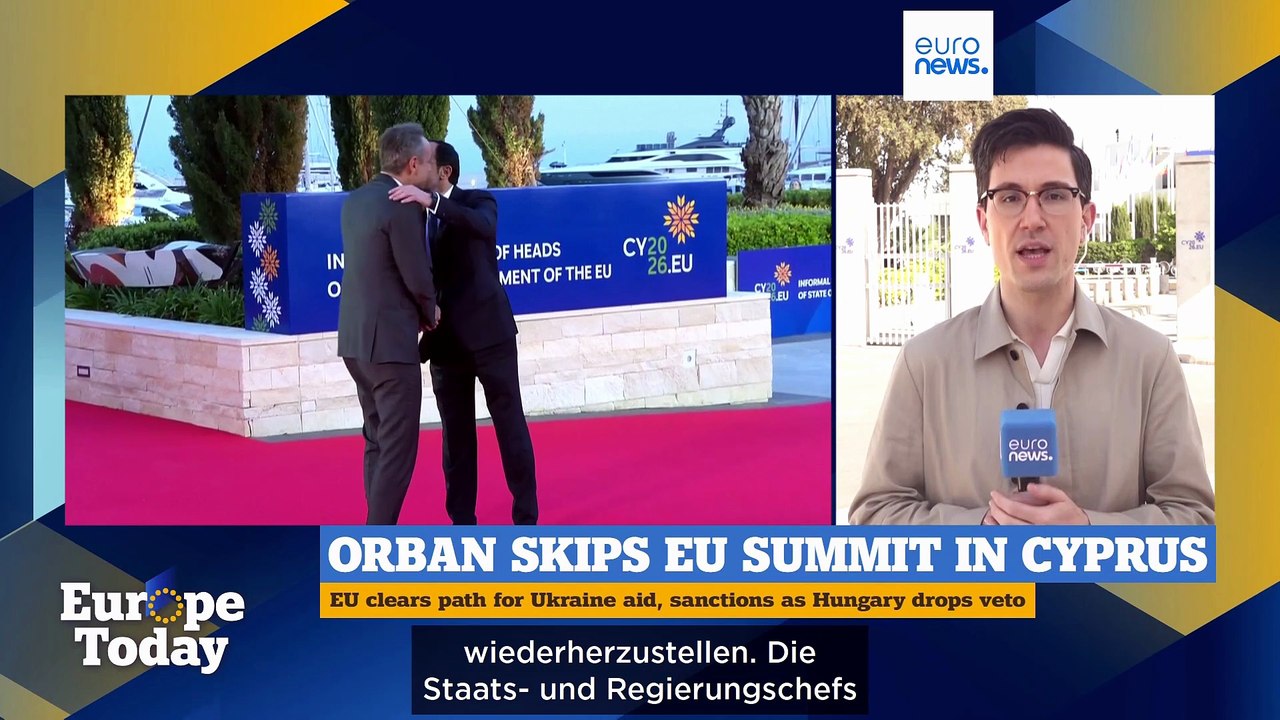 Europe Today: Charles Michel im Euronews-Interview, EU-Spitzen beraten in Zypern über Krisen