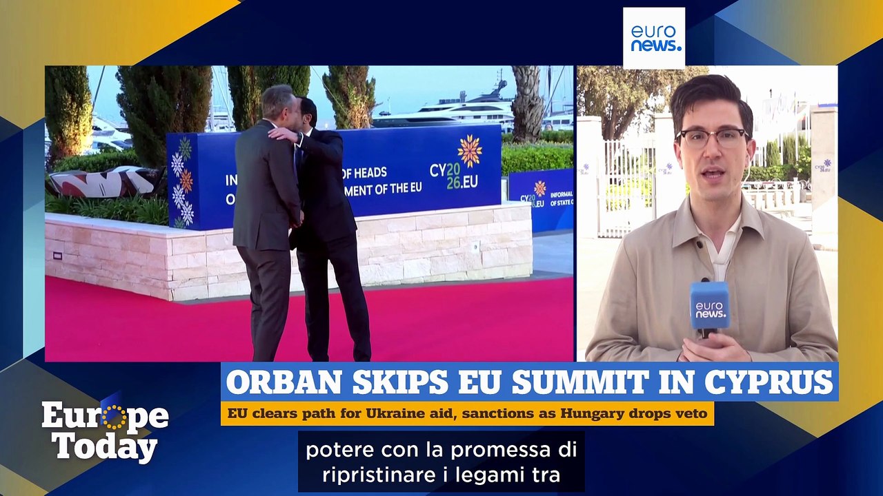 Europe Today: Charles Michel a Euronews mentre i leader UE discutono la crisi a Cipro