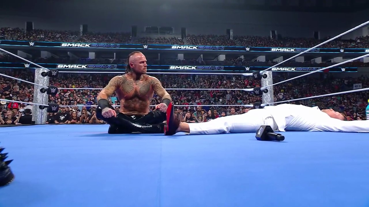 SmackDown, April 25, 2025 Aleister Black defeats The Miz  أليستر بلاك يهزم ذا ميز