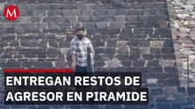 Entregan cuerpo de Julio César, agresor de la Zona Arqueológica de Teotihuacan, a su familia