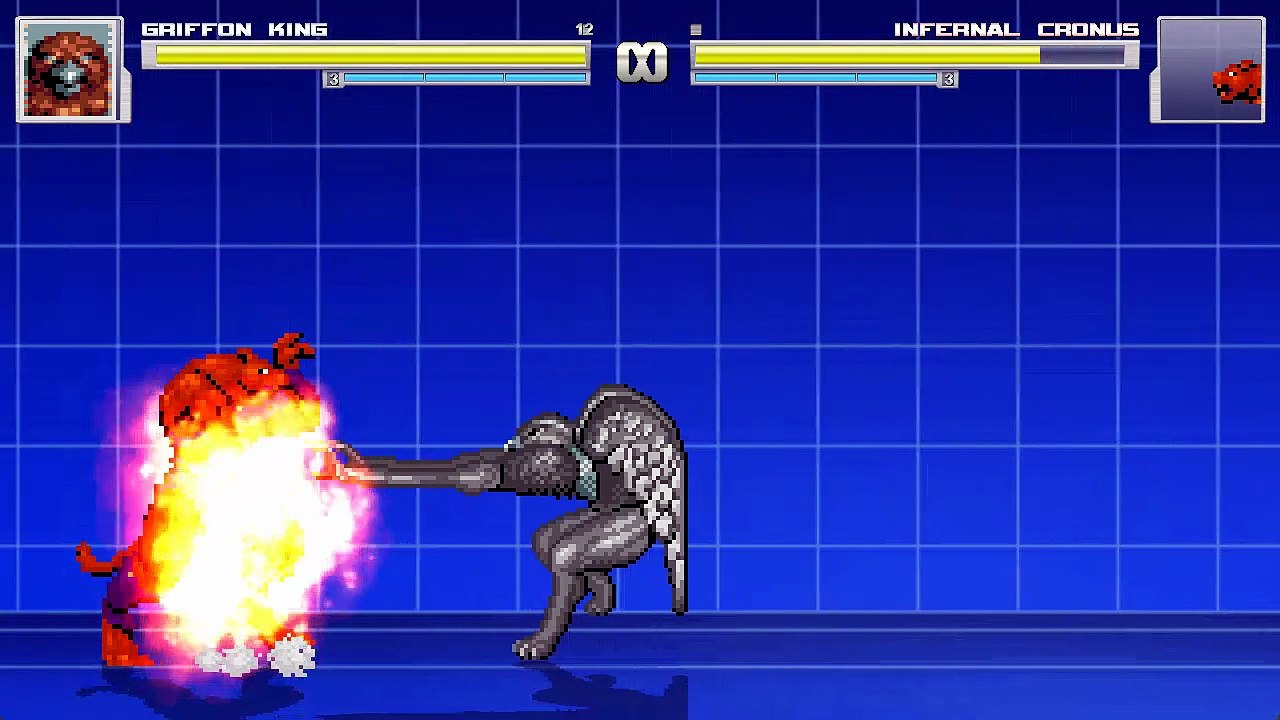M.U.G.E.N (Survival Mode) Griffon King (Grey) Longplay