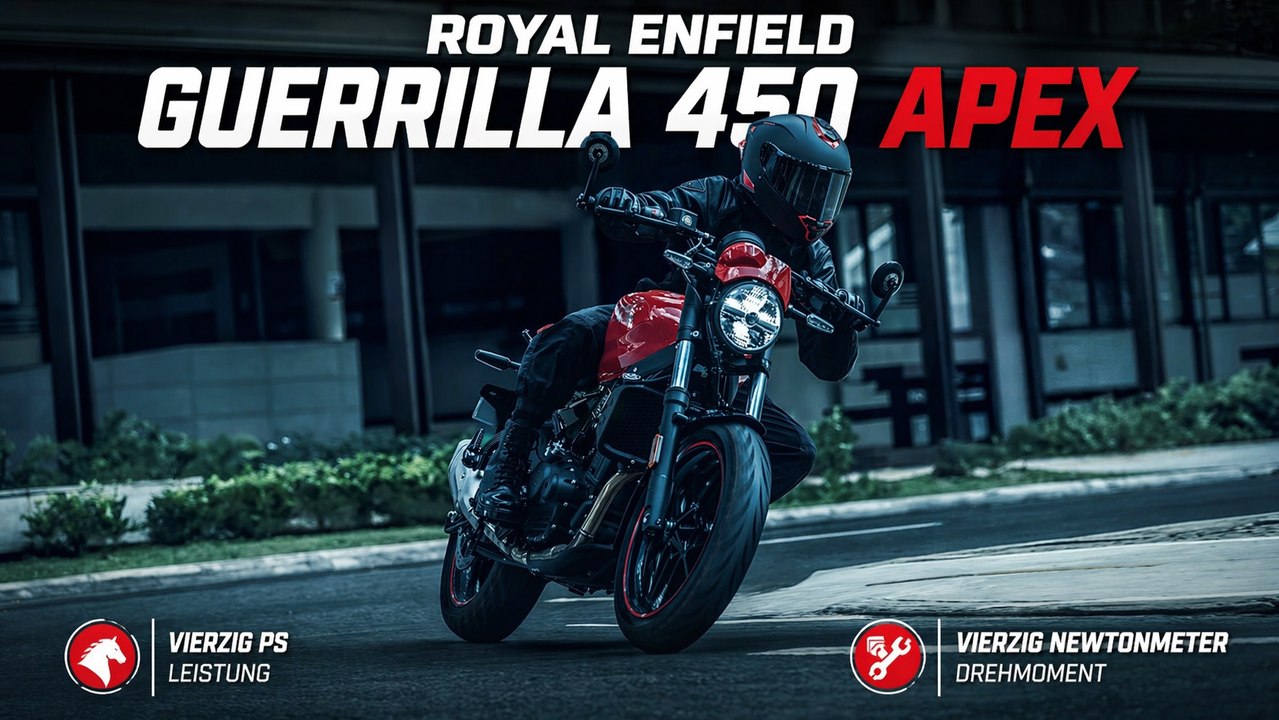 Royal Enfield Guerrilla 450 APEX: Alle Infos zur neuen Variante