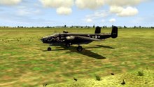 B25Jの離陸シーンです