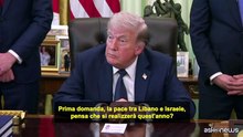 Trump lascia intendere una possibile svolta verso la pace in Libano