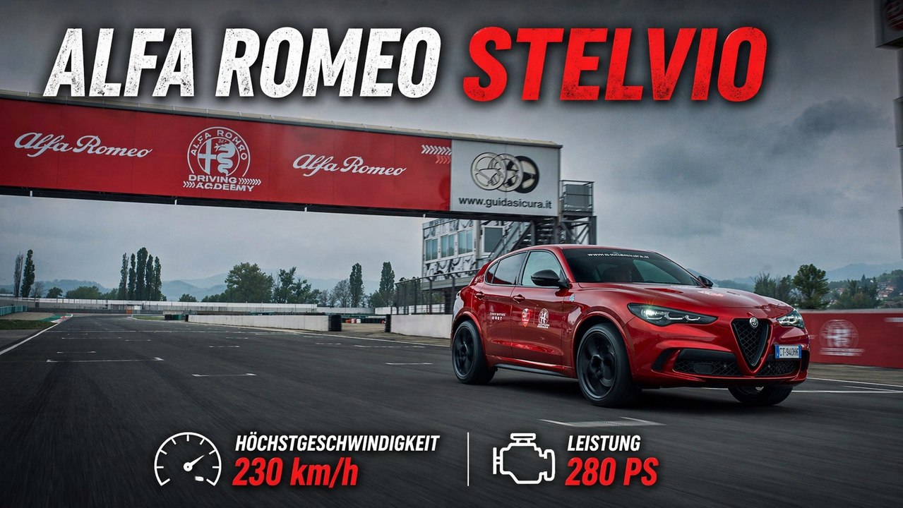 Alfa Romeo Stelvio zur Driving Academy: Präzision und Fahrspaß vereint