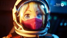 宇宙服を重ね着して宇宙に飛ばされる着ぐるみ【AI Kigurumi】