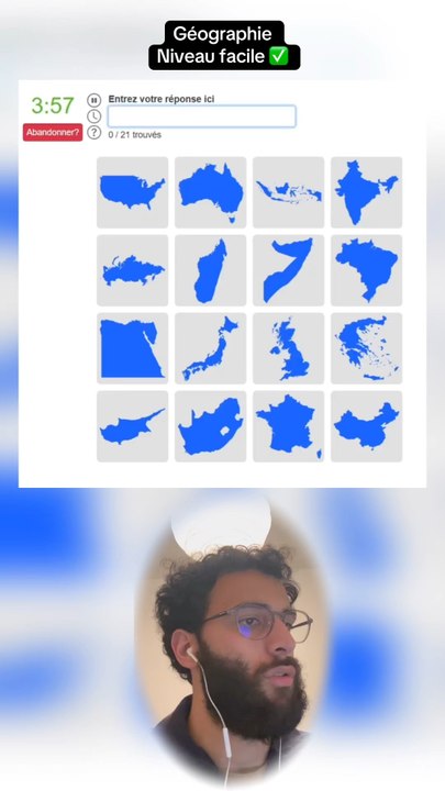 ￼Tu les a eu ? #geographie #quizz